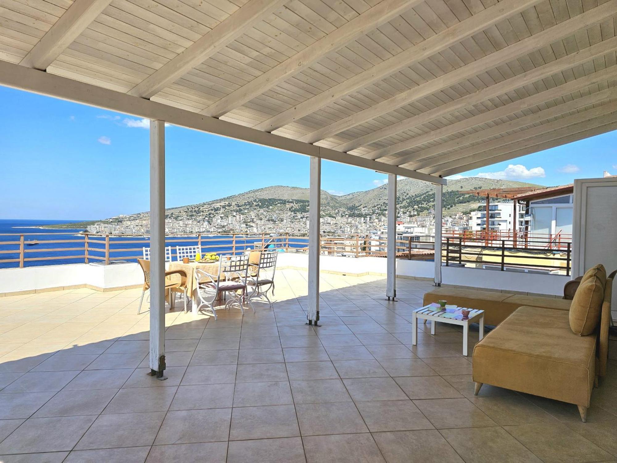 Sunset Penthouse Apartment Саранде Екстериор снимка