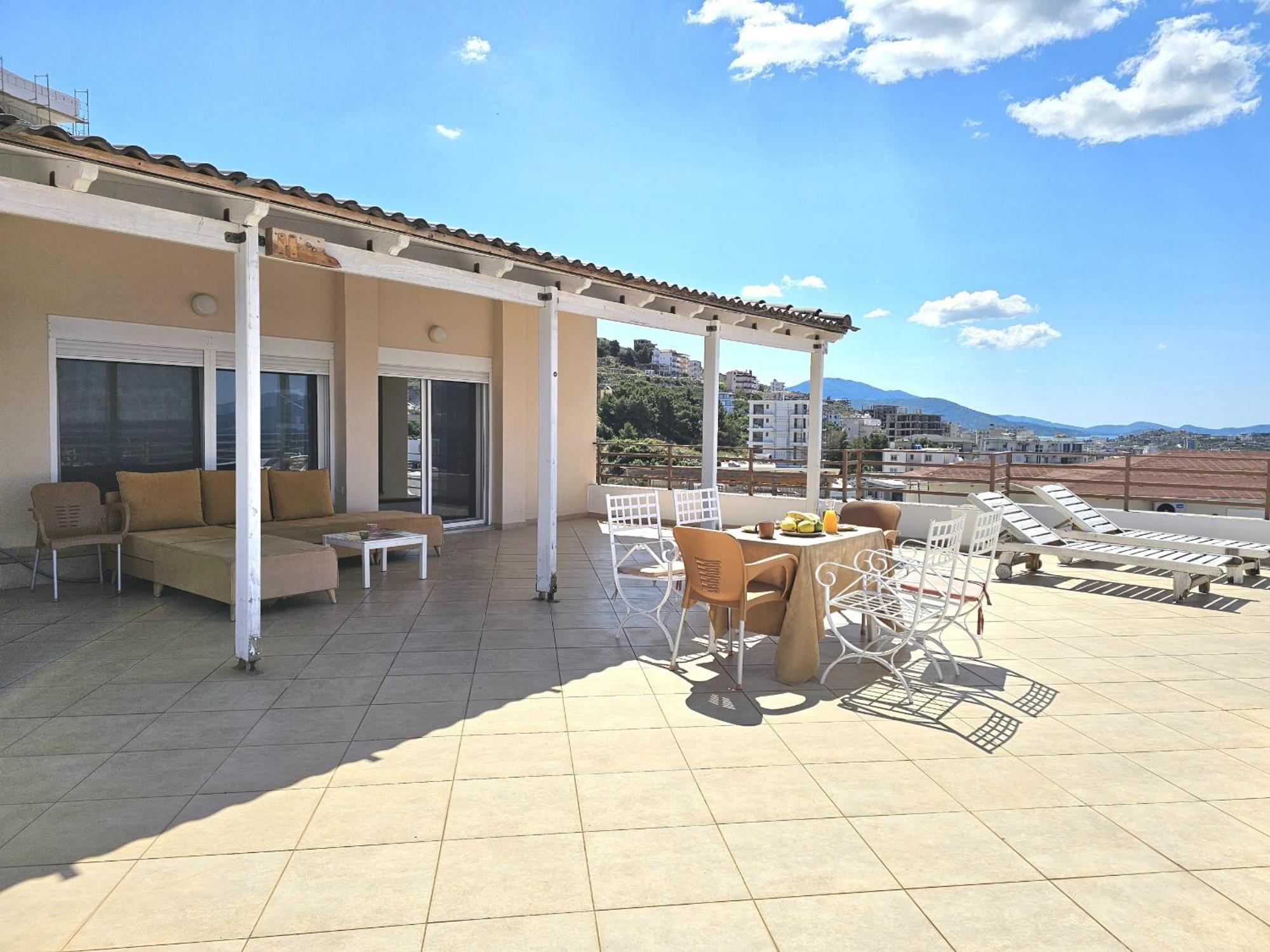 Sunset Penthouse Apartment Саранде Екстериор снимка