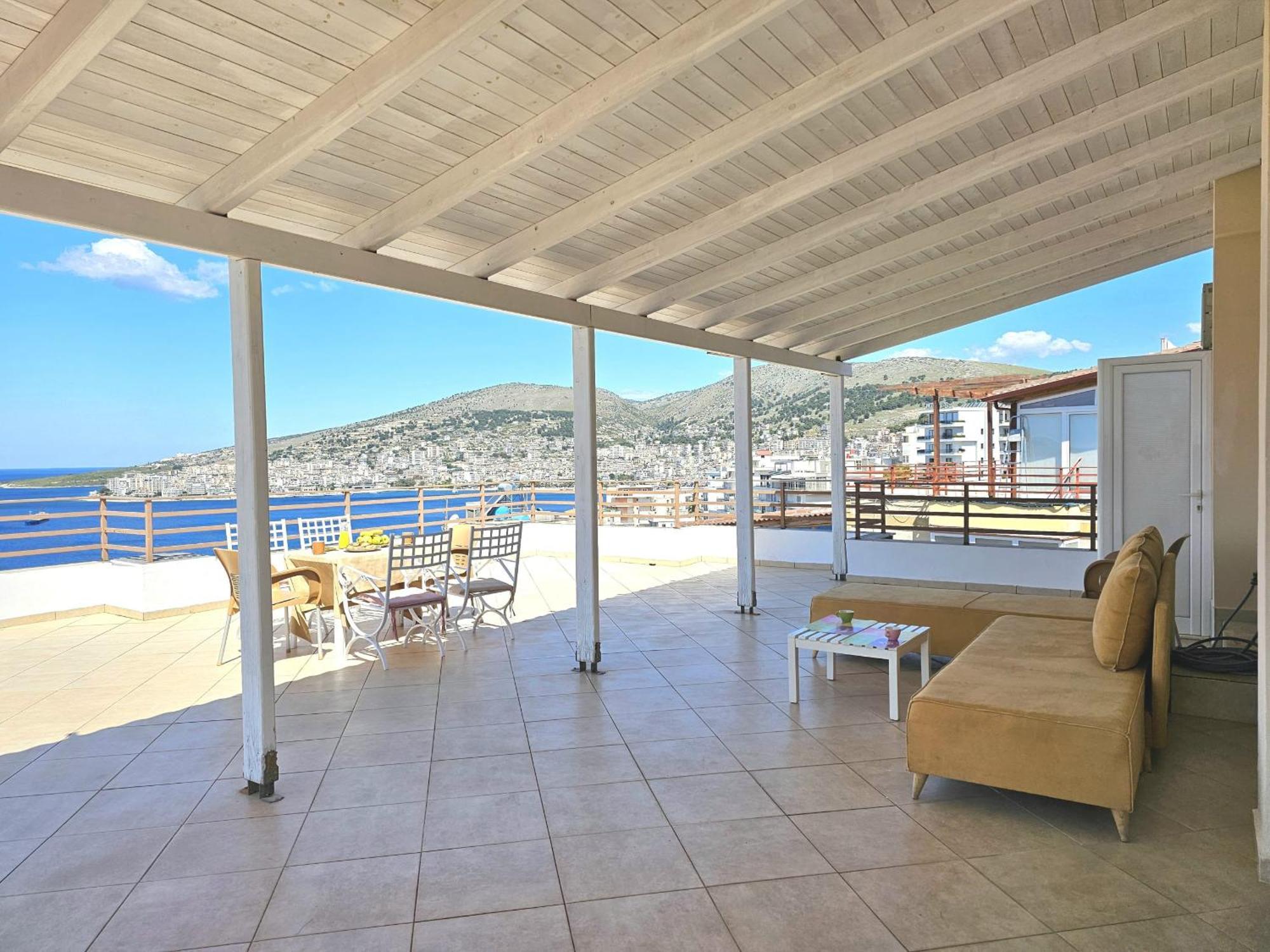 Sunset Penthouse Apartment Саранде Екстериор снимка