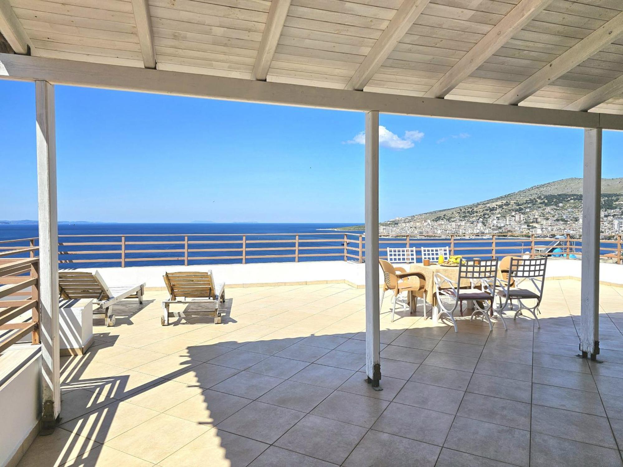 Sunset Penthouse Apartment Саранде Екстериор снимка