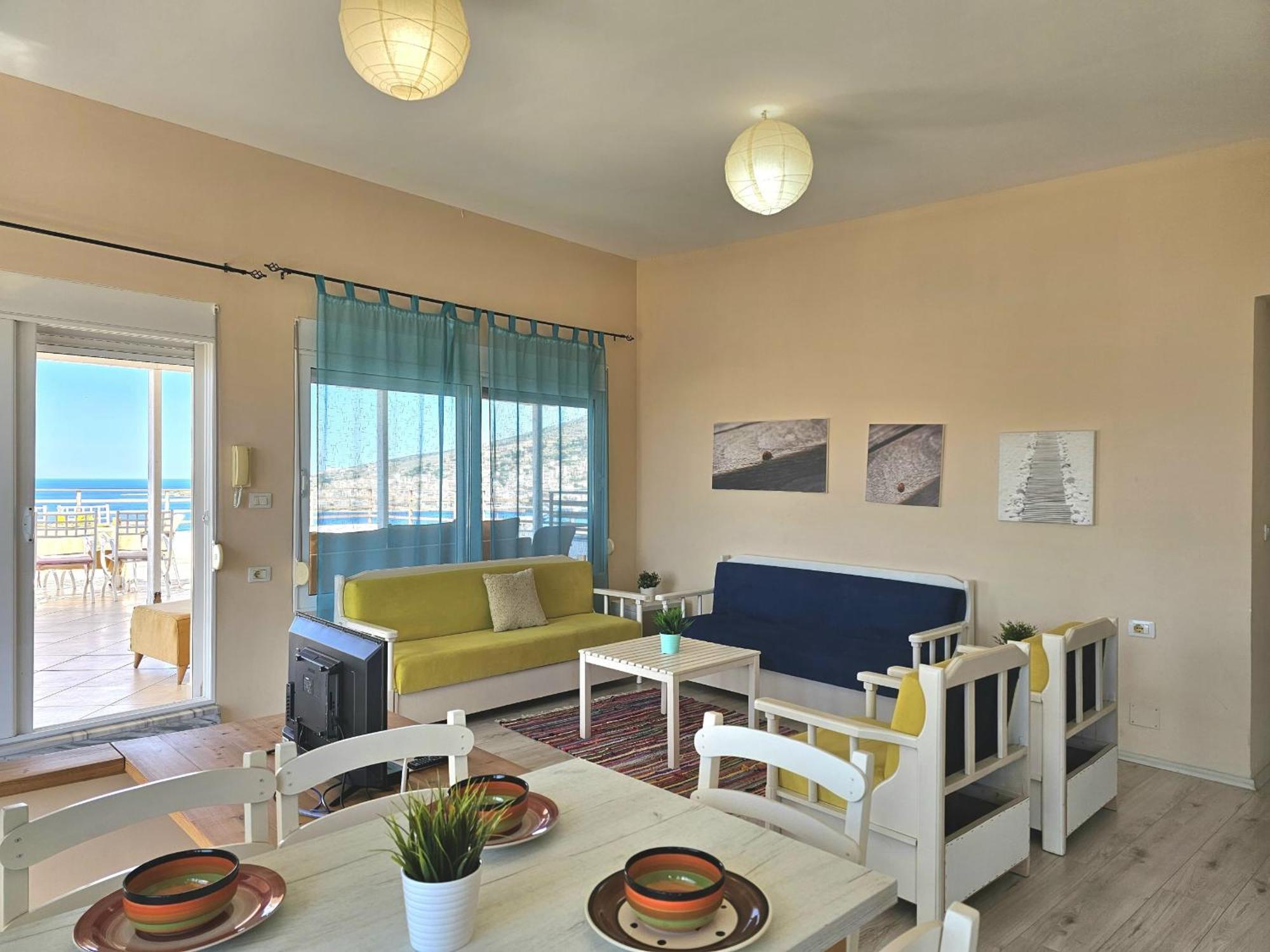 Sunset Penthouse Apartment Саранде Екстериор снимка